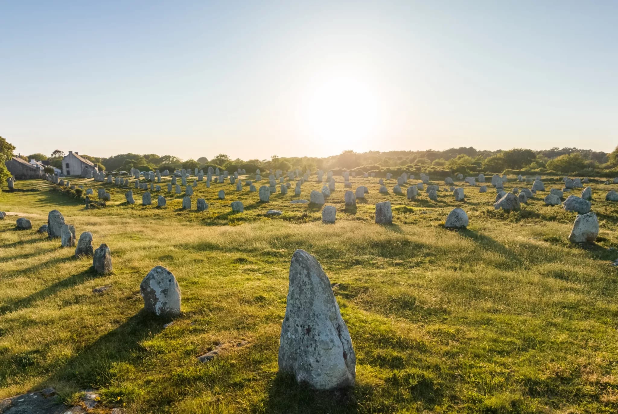 Photo of a Carnac standing stone