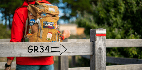 Sentier du GR34 en Bretagne