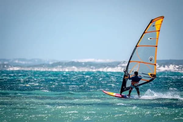 Photo of windsurfing